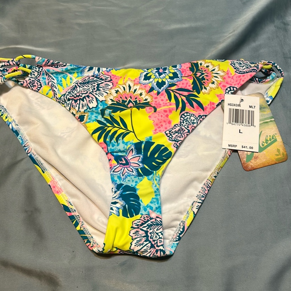 Hobie Strappy Hipster Swim Bottoms